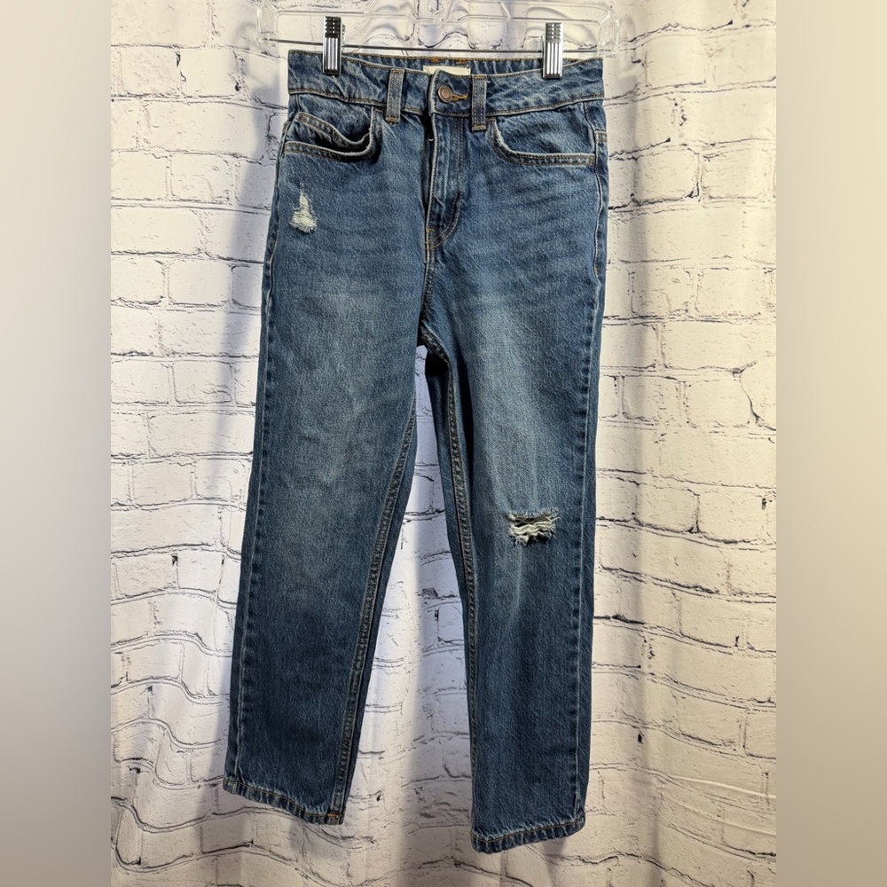 MNG Classic Blue Distressed Girls Jeans